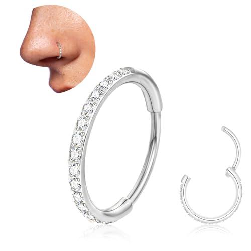 Piercing Naso Titanio Zirconi Acciaio Chirurgico Ipoallergenico 20G