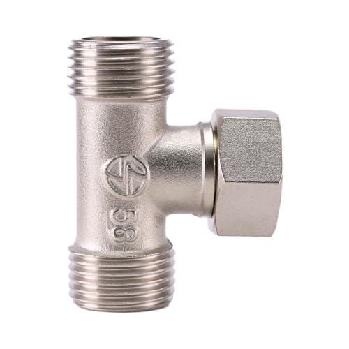 XNTONG - Raccordo a T in Ottone Cromato 1/2