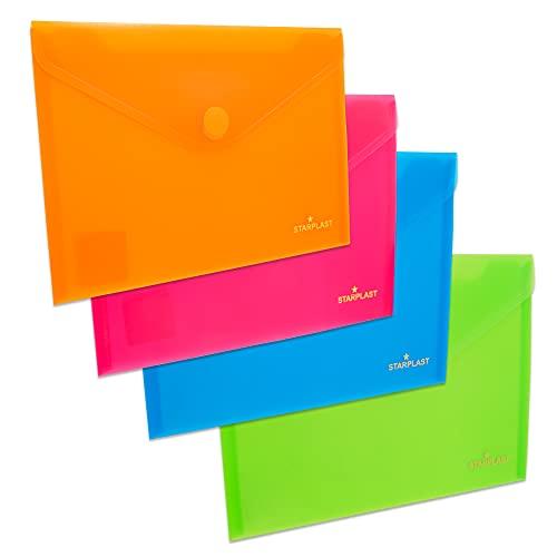 Starplast - Cartelle Portadocumenti A5 in Plastica (Confezione da 12)