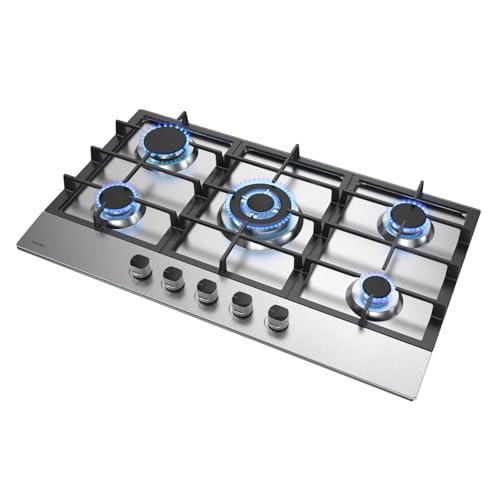 Hermitlux Piano Cottura a Gas 5 Fuochi 85cm