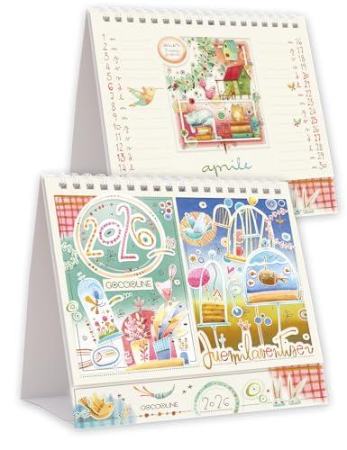 Calendario da Tavolo Goccioline Piramide Akena 2026