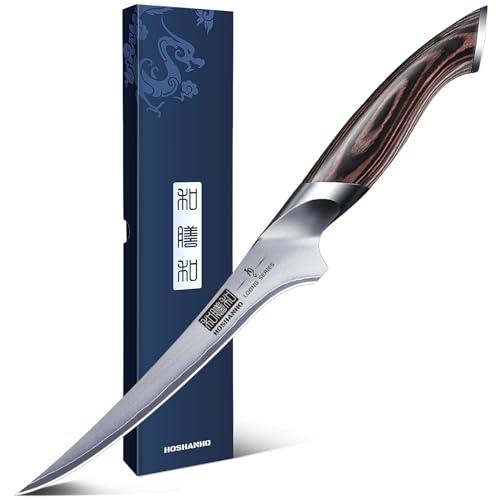 HOSHANHO Coltello per Sfilettare Pesce e Carne, 18cm - Professionale e Affilato
