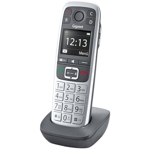 Gigaset E560HX Argento: Telefono Cordless DECT con Funzioni di Emergenza e Compatibilità Fritzbox