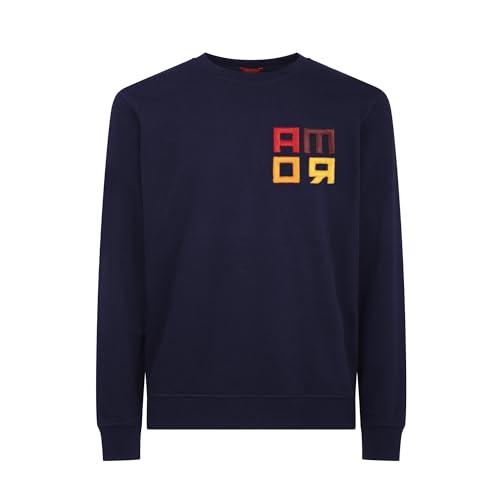 AS Roma RM Felpa Blu Unisex-Adulto