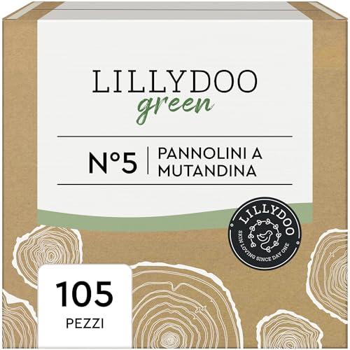 Pannolini a Mutandina Lillydoo Green Taglia 5 (12-17 kg) - 105 Pannolini