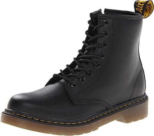 Dr. Martens Delaney Black Softy, Scarpe Brogue Stringate Unisex – Bambini