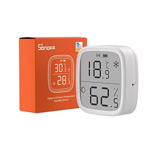 SONOFF SNZB-02D Sensore di Temperatura e Umidità ZigBee con Display LCD