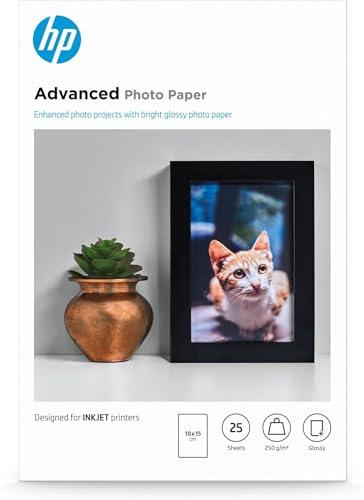 HP Carta Fotografica Lucida Advanced Q8691A 10x15cm - 25 Fogli