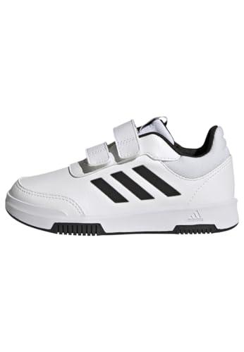 adidas Tensaur Hook And Loop Shoes, Sneaker Unisex - Bambini e ragazzi, Cloud White Core Black Core Black, 32 EU