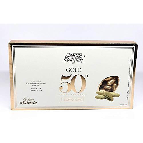 Confetti Maxtris al cioccolato dorati 500g