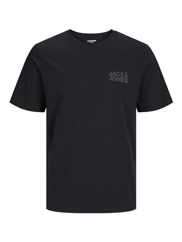 JACK & JONES JJECORP Logo Tee SS O-Neck Noos, T-Shirt Uomo Nera con Logo