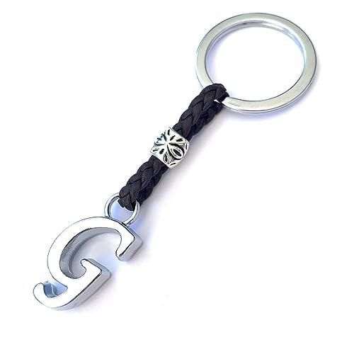 ASTER ALHELÍ - Portachiavi con Iniziali Personalizzato (Lettera G)