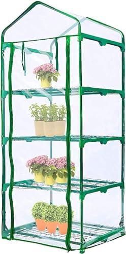 Copertura di Ricambio per Serra a 4 Livelli LATERN - 160x70x50cm in PVC Trasparente