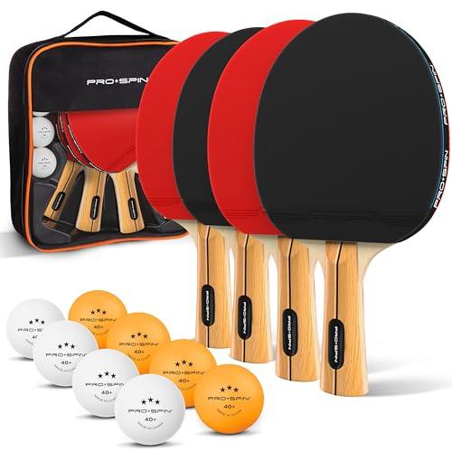 Set Ping Pong PRO-SPIN: Racchette, Palline e Custodia