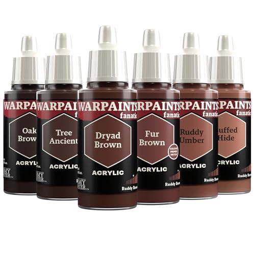 The Army Painter, Warpaints Fanatic Flexible Triad: Ruddy Browns, 6x18 ml