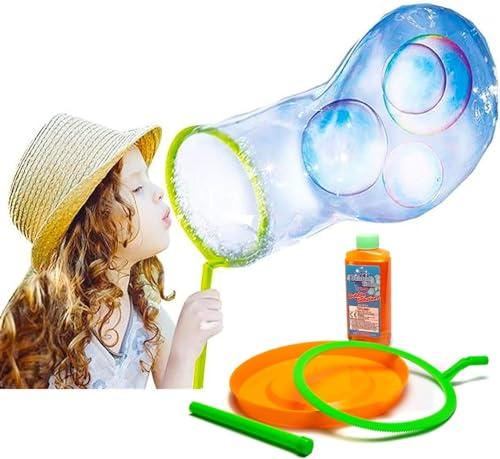 Toyland® Giant Bubble Making Kit/Solution - Crea bolle enormi - Giocattoli da esterno - Giochi da giardino (bolla kit)