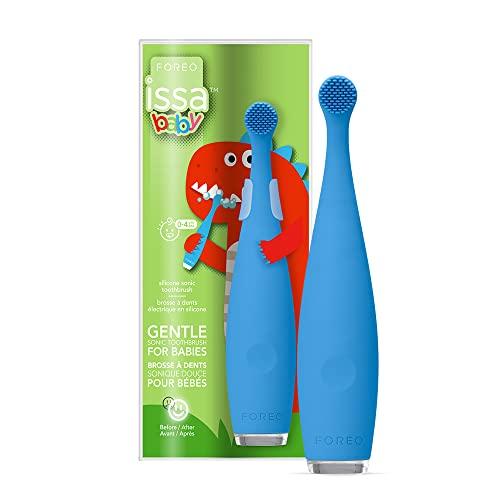 FOREO ISSA Baby Spazzolino Sonico Morbido per Neonati 0-4 anni Bubble Blue