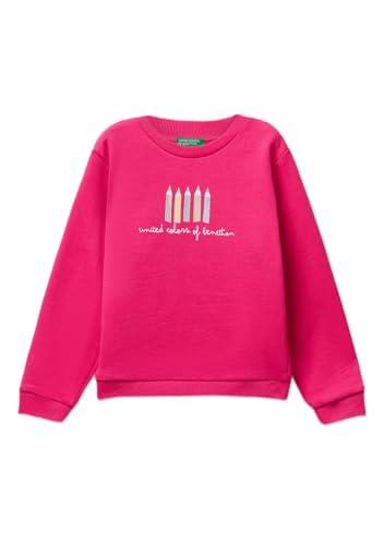 United Colors of Benetton Maglia Glitter Viola Bambina