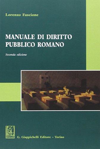Manuale di diritto pubblico romano - Seconda Edizione