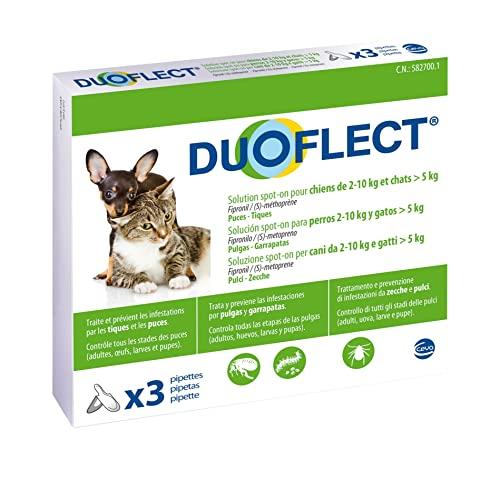 Duoflect Gatto/Cane - Soluzione Spot-On Antipulci, Pidocchi e Zecche