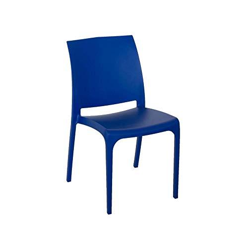 BICA Sedia in Resina Volga Colore Blu