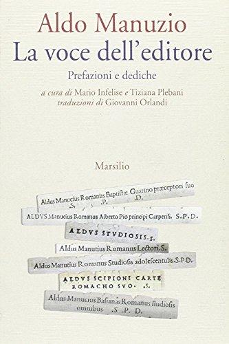 La voce dell'editore: prefazioni e dediche