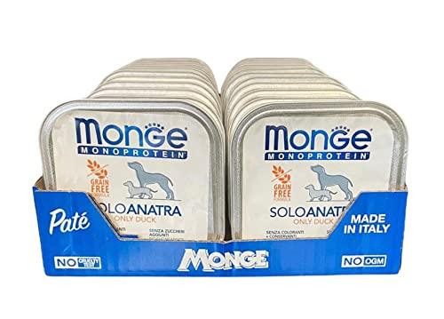 Monge Monoprotein Solo Anatra Cibo Umido per Cani Adulti 12x150gr