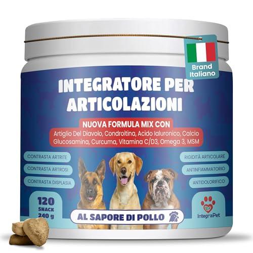 IntegraPet Integratore Articolazioni Cane - 120 Snack di Joint Care