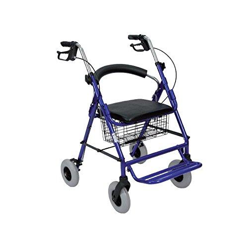 Deambulatore in Alluminio a Doppia Funzione - Supporto e Stabilità Ottimali