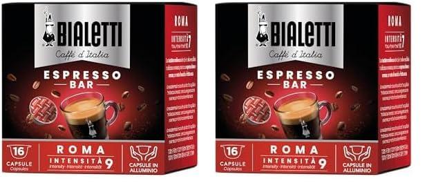 Bialetti Caffè d'Italia Roma - 32 Capsule Alluminio