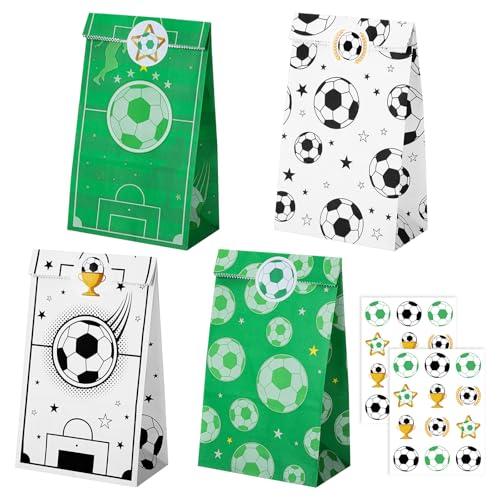 Sacchetti di Carta da Calcio Woric - Kit Completo per Feste a Tema