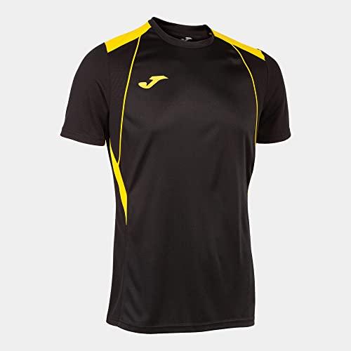 Maglia a Manica Corta Uomo Championship VII Nero/Giallo Erreà