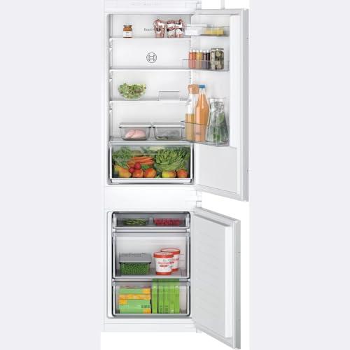 Bosch KIV865SE0 - Frigorifero combinato integrabile, serie 2, 177,2 x 54,1 cm, cerniere a scorrimento