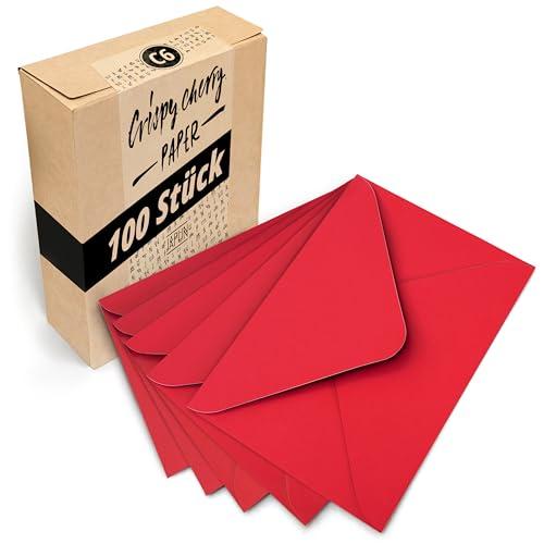 Japun - Buste DIN C6 Rosse (100 Pezzi)