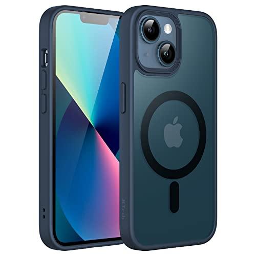 JETech Cover Magnetica MagSafe per iPhone 13 - Blu Tempesta
