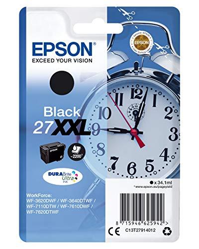 Epson DURABrite Ultra 27XXL Cartuccia di Inchiostro, Nero
