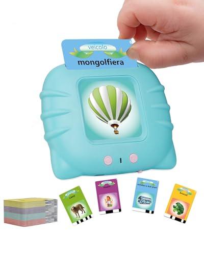 Schede Flash Cards Parlanti per Bambini (Blu Italiano)