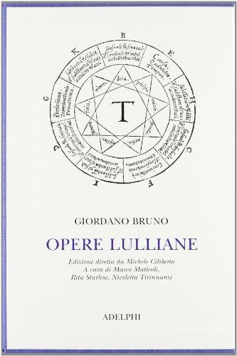 Opere Lulliane. Testo latino a fronte
