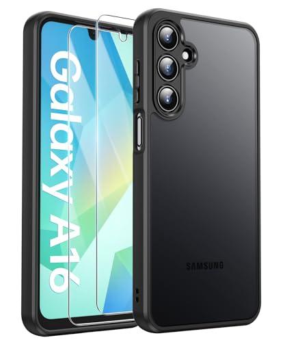 FLLAO Cover Opaca per Samsung Galaxy A16 5G/4G con 2 Vetri Temperati