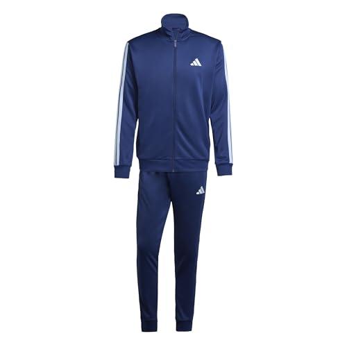 Tuta Sportiva Adidas Uomo 3 STRIPES FRENCH TERRY TRACKSUITS Blu Scuro