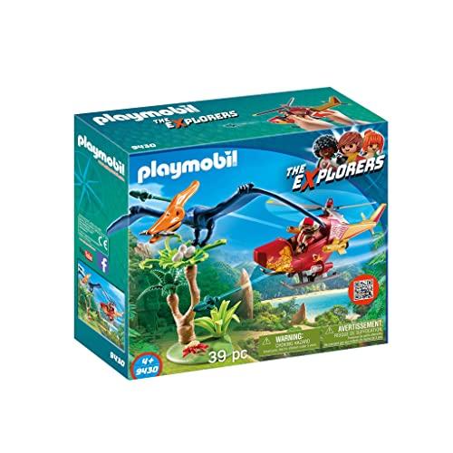 PLAYMOBIL Dinos 9430 - Elicottero e Pterodattilo