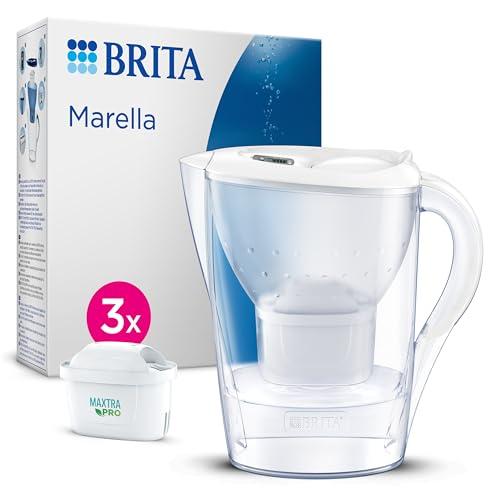 Brita Marella Caraffa Filtrante con 3 Filtri MAXTRA PRO - Bianco