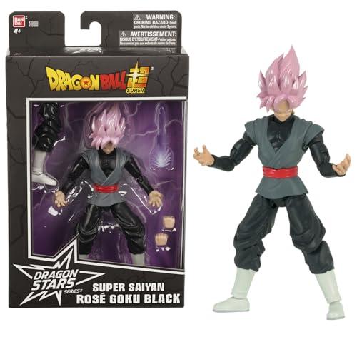 Dragon Ball Super Bandai Action Figure Dragon Stars Super Saiyan Rosé Goku Black 17 cm - Personaggio articolato con accessori - Licenza ufficiale Dragon Ball - Giocattolo dai 4 anni in su - 35866