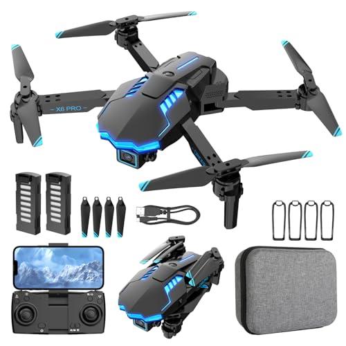 Drone Pieghevole con Telecamera HD 1080P per Bambini e Adulti