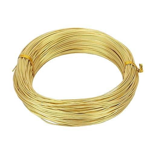 ZDLSDL Filo di Ottone, Diametro 1 mm, Lunghezza 50 m