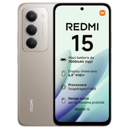 Xiaomi Redmi 15 Grigio Titanio, 8+256GB, 6,9