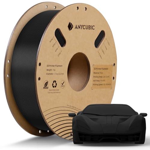 ANYCUBIC PLA+ Filamento Nero 1KG per Stampante 3D
