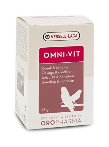 Versele-Laga Oropharam Omni-Vit - Integratore Alimentare per Uccelli, 25 g