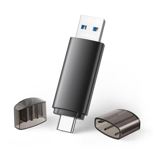 JOIOT Chiavetta USB 128GB Doppia Interfaccia USB-A & USB-C 3.0
