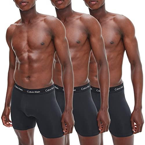 Calvin Klein Boxer Brief 3pk 000NB1770A - Set da 3 Boxer Uomo Neri